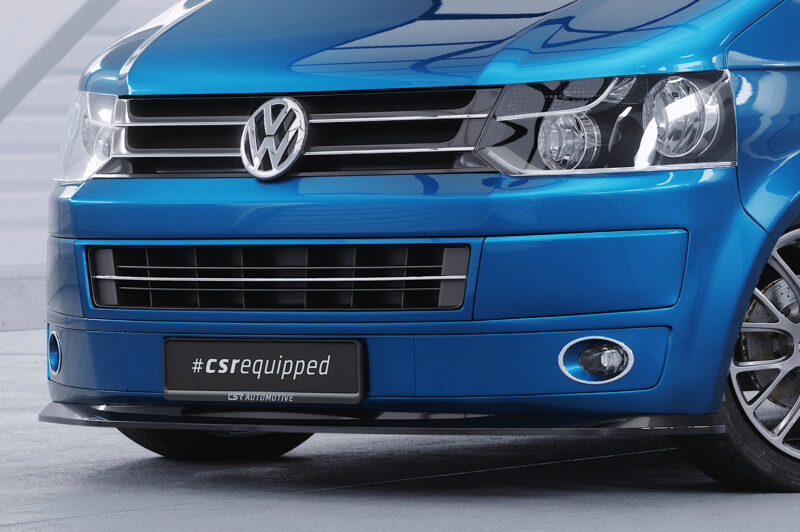 Lip delantero CSR Automotive para VW T5 Autobús CSL465 Negro Mate 3