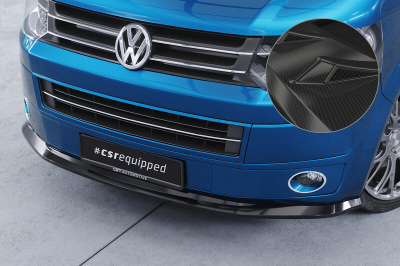 Lip delantero CSR Automotive para VW T5 Autobús CSL465 Carbon Look 1
