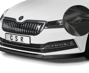 Lip delantero CSR Automotive para Skoda Superb III (Typ 3V) CSL468 Carbon Look 1