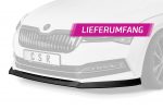 Lip delantero CSR Automotive para Skoda Superb III (Typ 3V) CSL468 Negro Mate 5