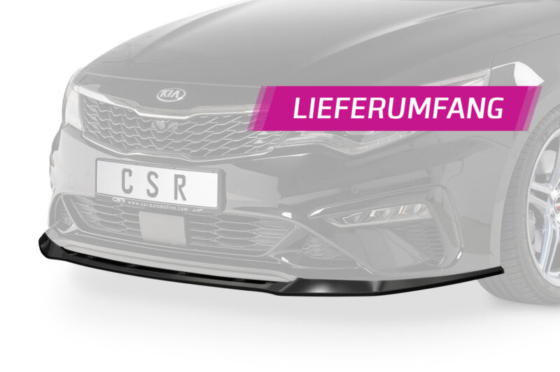 Lip delantero CSR Automotive para Kia Optima (JF) GT/GTine CSL469 Negro Mate 5