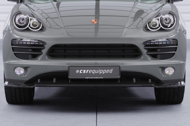 Lip delantero CSR Automotive para Porsche Cayenne tipo 92A CSL470 Negro Mate 5
