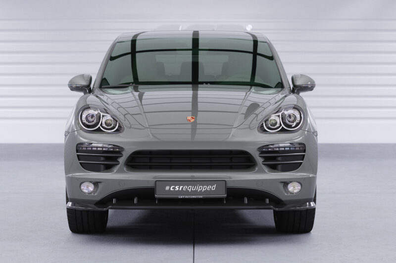 Lip delantero CSR Automotive para Porsche Cayenne tipo 92A CSL470 Negro Mate 6