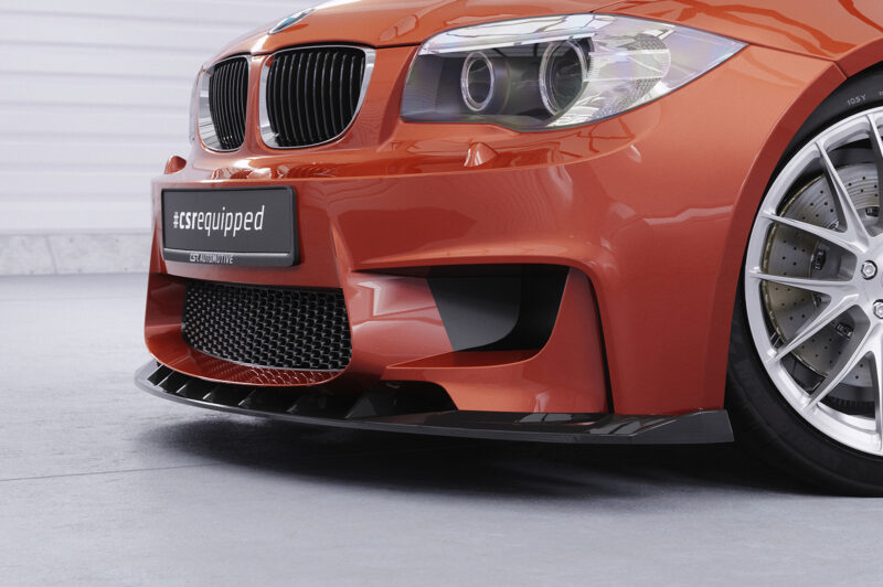 Lip delantero CSR Automotive para BMW Serie 1 E82 M Coupé CSL471 Negro Mate 4