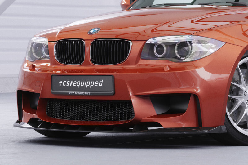 Lip delantero CSR Automotive para BMW Serie 1 E82 M Coupé CSL471 Negro Mate 6