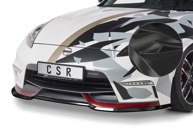 Lip delantero CSR Automotive para Nissan 370Z Nismo CSL472 Carbon Look 1