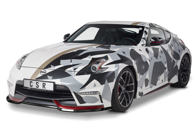 Lip delantero CSR Automotive para Nissan 370Z Nismo CSL472 Negro Mate 2