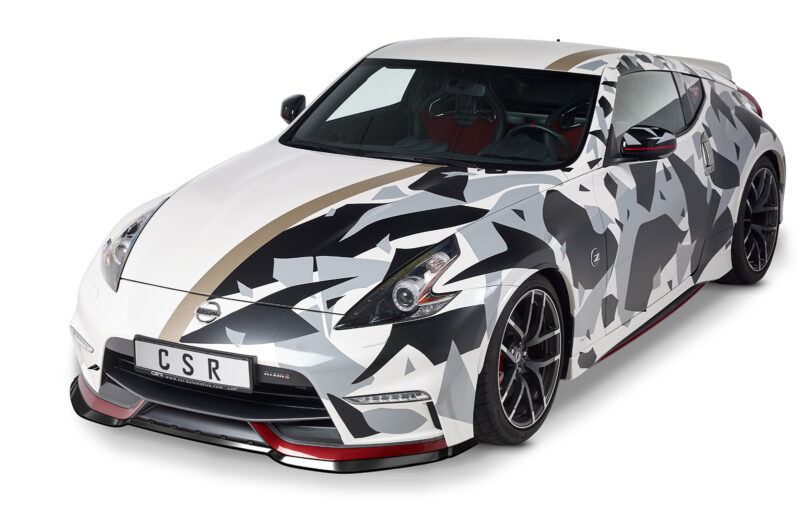 Lip delantero CSR Automotive para Nissan 370Z Nismo CSL472 Negro Mate 3