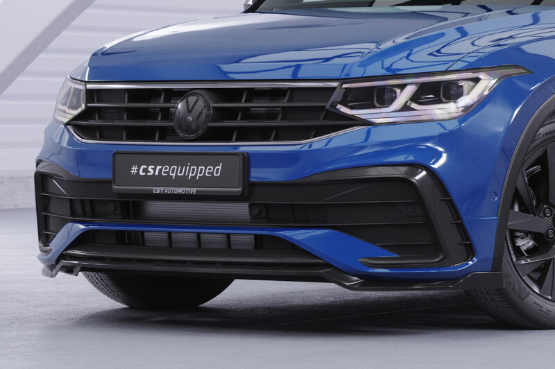Lip delantero CSR Automotive para VW Tiguan II (Tipo AD1) Rine CSL475 Negro Mate 3