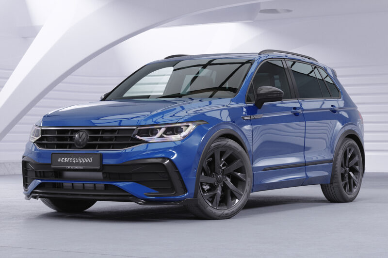 Lip delantero CSR Automotive para VW Tiguan II (Tipo AD1) Rine CSL475 Negro Mate 4