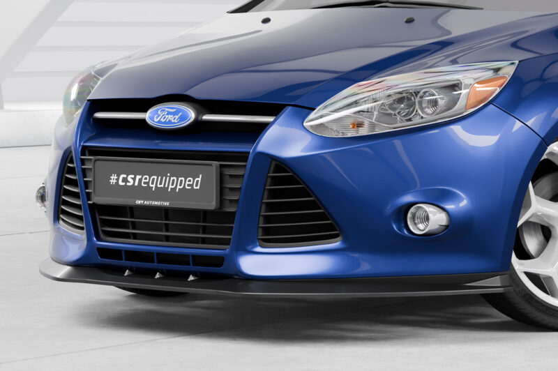 Lip delantero CSR Automotive para Ford Focus MK3 base CSL477 Negro Mate 3