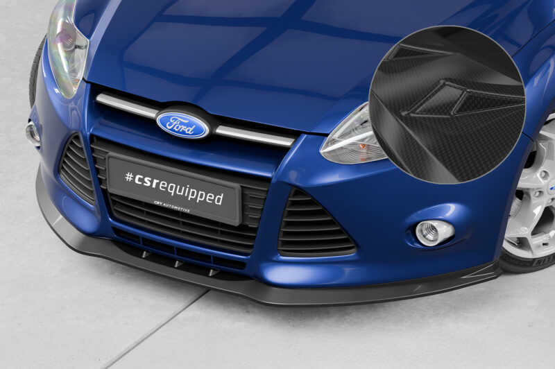 Lip delantero CSR Automotive para Ford Focus MK3 base CSL477 Carbon Look 1