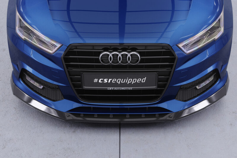 Lip delantero CSR Automotive para Audi A1 8X CSL481 Negro Mate 5