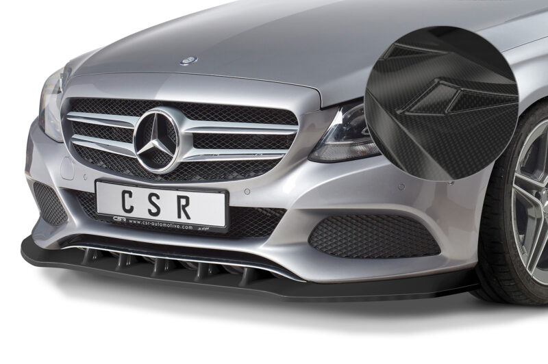Lip delantero CSR Automotive para Mercedes-Benz Clase C 205 CSL482 Carbon Look 1