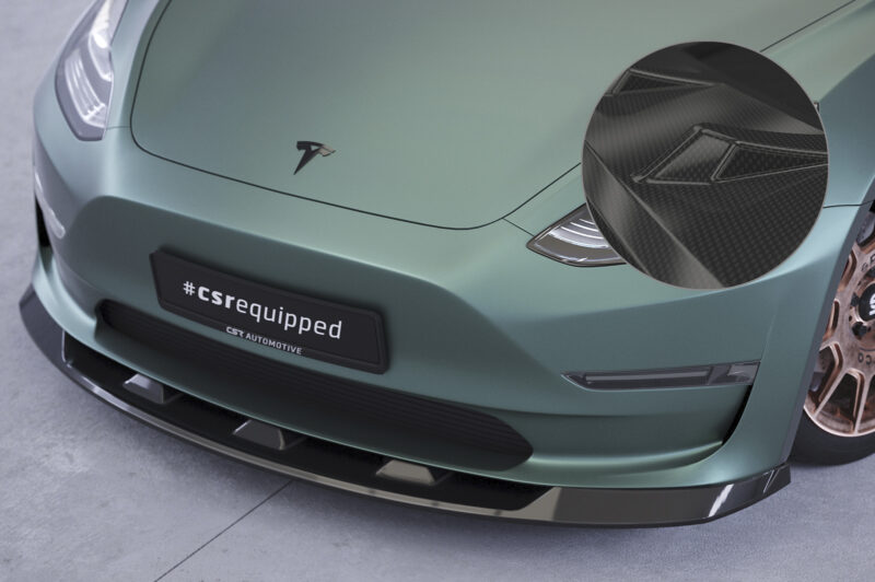 Lip delantero CSR Automotive para Tesla Model 3 CSL484 Carbon Look 1