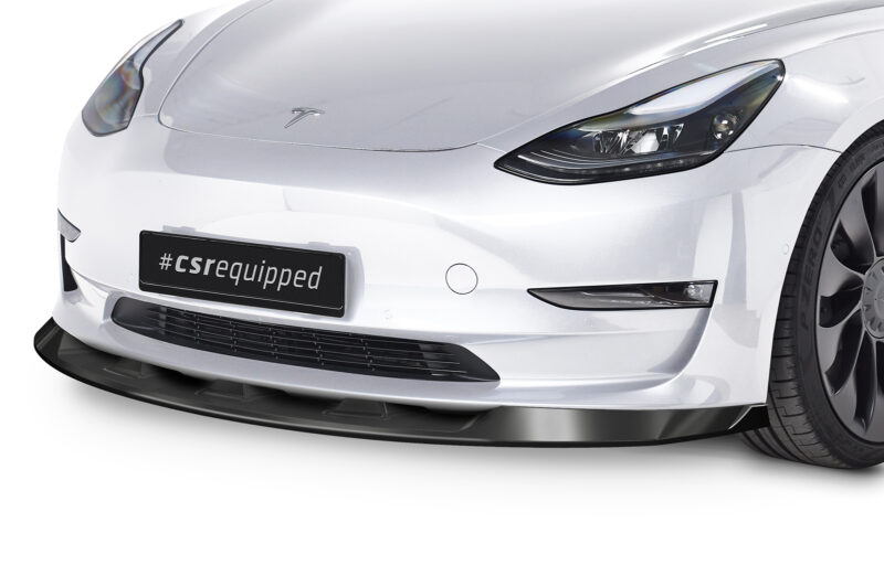 Lip delantero CSR Automotive para Tesla Model 3 CSL484 Negro Mate 6