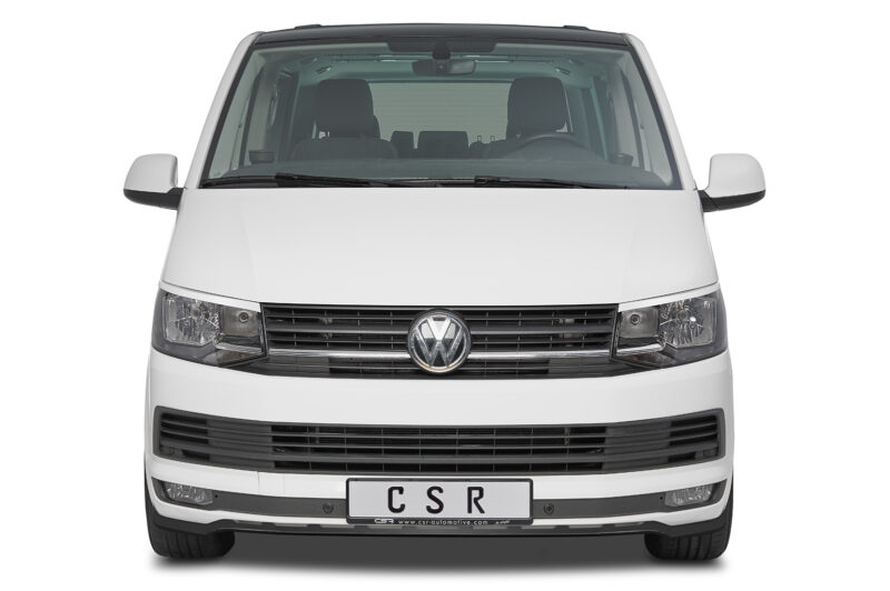 Lip delantero CSR Automotive para VW T6 Autobús CSL486 Negro Mate 3