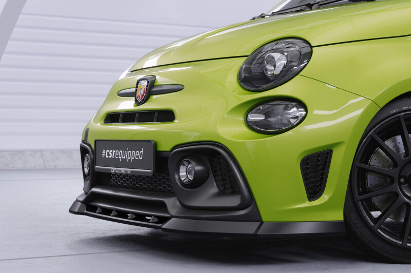 Lip delantero CSR Automotive para Fiat 500 Abarth 595 CSL487 Negro Mate 2