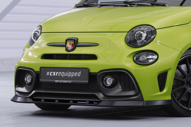 Lip delantero CSR Automotive para Fiat 500 Abarth 595 CSL487 Negro Mate 3