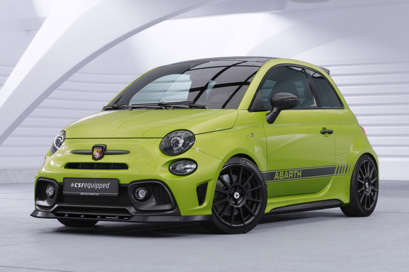 Lip delantero CSR Automotive para Fiat 500 Abarth 595 CSL487 Negro Mate 4