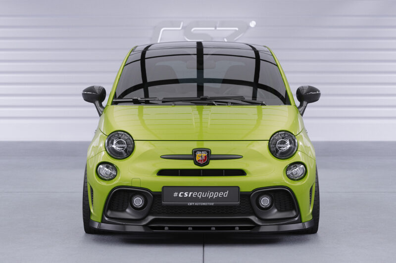 Lip delantero CSR Automotive para Fiat 500 Abarth 595 CSL487 Negro Mate 6