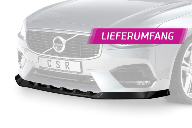 Lip delantero CSR Automotive para Volvo S90 CSL488 Negro Mate 5