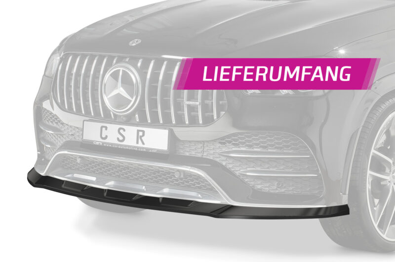 Lip delantero CSR Automotive para Mercedes-Benz GLE C167 AMGine CSL492 Negro Mate 5
