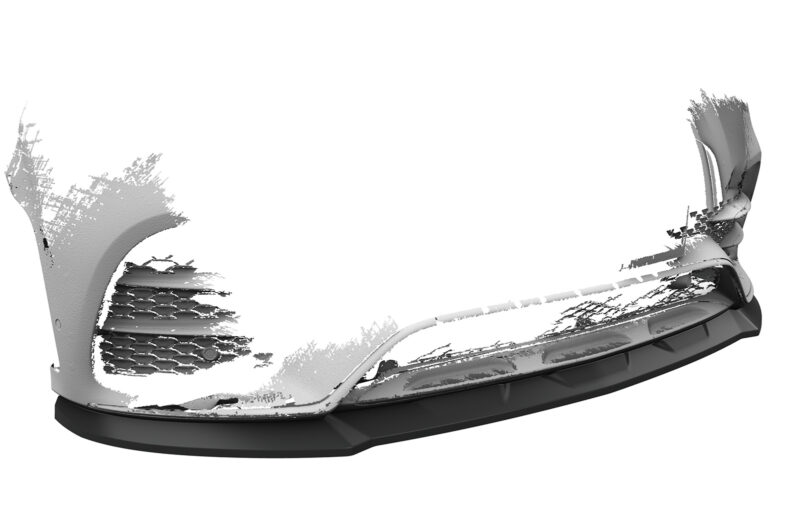 Lip delantero CSR Automotive para Mercedes-Benz GLE C167 AMGine CSL492 Negro Mate 6