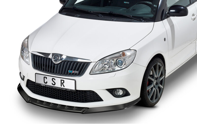 Lip delantero CSR Automotive para Skoda Fabia 2 RS (Typ 5J) CSL493 Negro Mate 3
