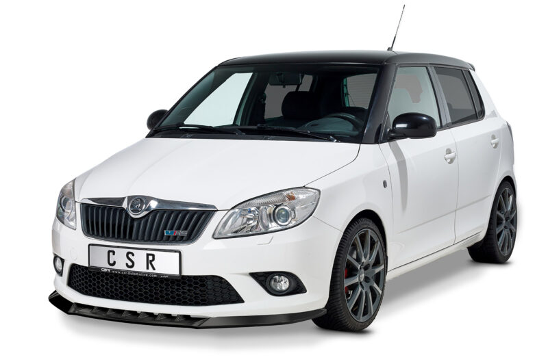 Lip delantero CSR Automotive para Skoda Fabia 2 RS (Typ 5J) CSL493 Negro Mate 4