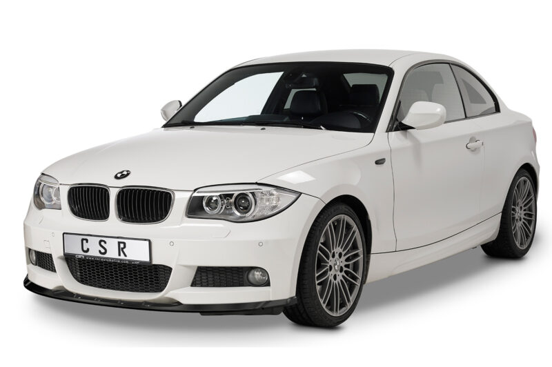 Lip delantero CSR Automotive para BMW Serie 1 E82 / E88 Paquete M CSL494 Negro Mate 2