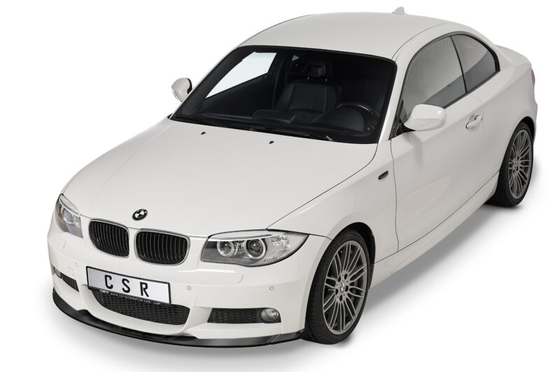 Lip delantero CSR Automotive para BMW Serie 1 E82 / E88 Paquete M CSL494 Negro Mate 3