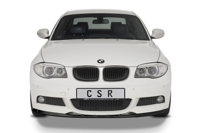 Lip delantero CSR Automotive para BMW Serie 1 E82 / E88 Paquete M CSL494 Negro Mate 4