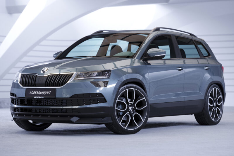 Lip delantero CSR Automotive para Skoda Karoq CSL495 Negro Mate 2