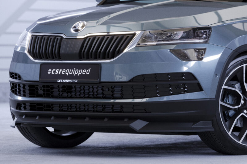 Lip delantero CSR Automotive para Skoda Karoq CSL495 Negro Mate 3