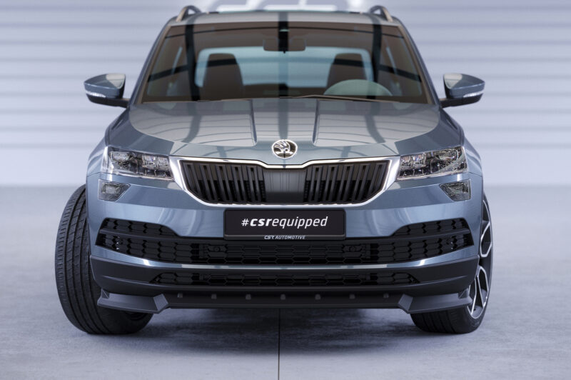 Lip delantero CSR Automotive para Skoda Karoq CSL495 Negro Mate 4