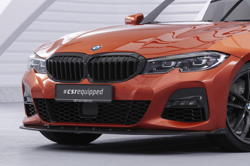 Lip delantero CSR Automotive para BMW Serie 3 (G20 / G21) CSL496 Negro Mate 3