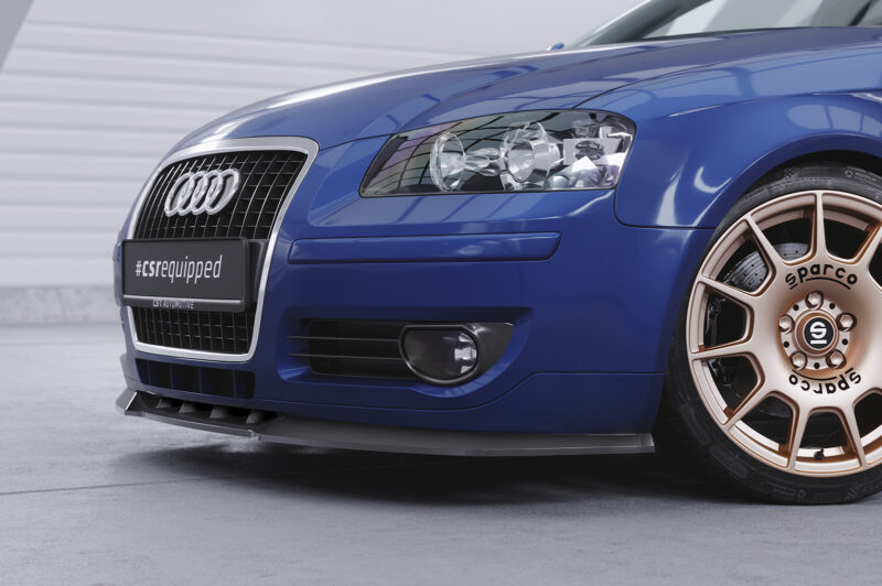 Lip delantero CSR Automotive para Audi A3 (8P/8PA) CSL497 Negro Mate 2