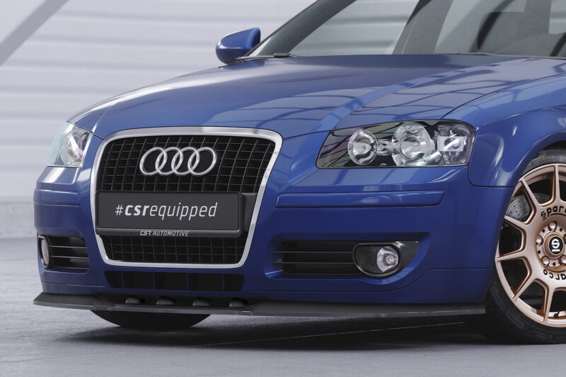 Lip delantero CSR Automotive para Audi A3 (8P/8PA) CSL497 Negro Mate 3