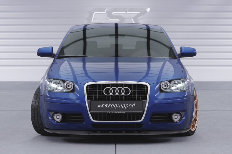 Lip delantero CSR Automotive para Audi A3 (8P/8PA) CSL497 Negro Mate 6