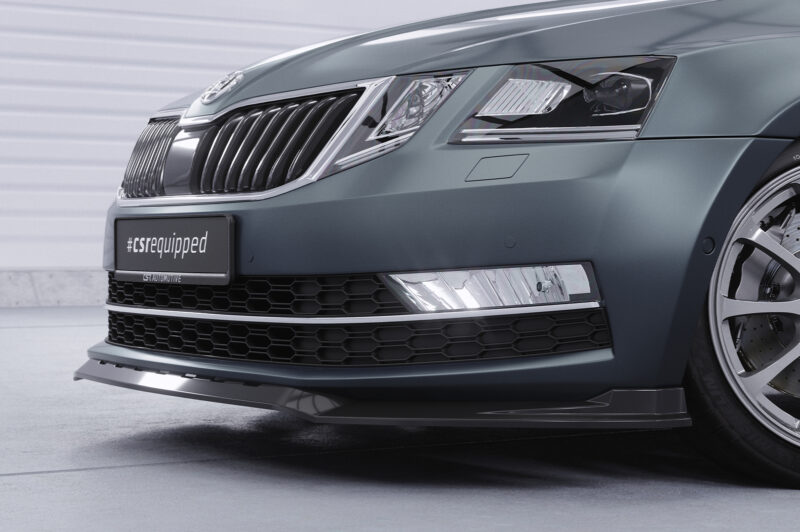 Lip delantero CSR Automotive para Skoda Octavia 3 (Typ 5E) CSL499 Negro Mate 2