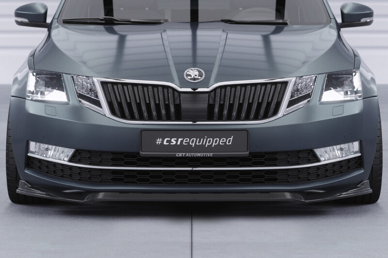 Lip delantero CSR Automotive para Skoda Octavia 3 (Typ 5E) CSL499 Negro Mate 6