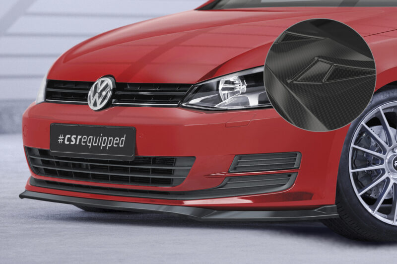 Lip delantero CSR Automotive para VW Golf 7 CSL500 Carbon Look 1