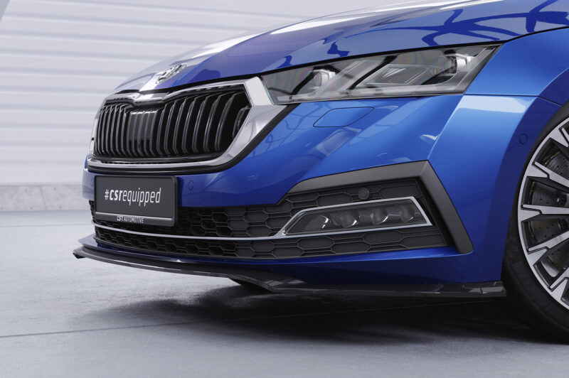 Lip delantero CSR Automotive para Skoda Octavia 4 CSL501 Negro Mate 2