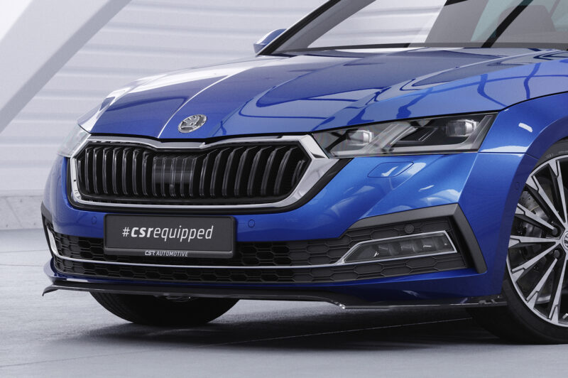 Lip delantero CSR Automotive para Skoda Octavia 4 CSL501 Negro Mate 3