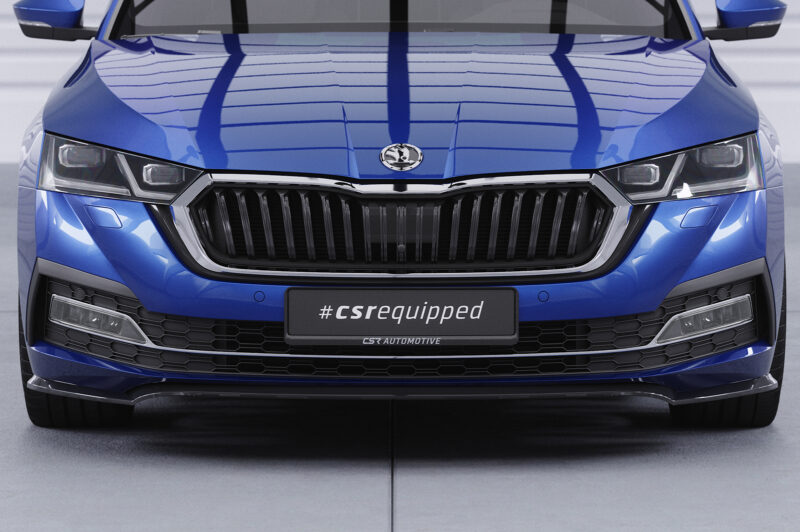 Lip delantero CSR Automotive para Skoda Octavia 4 CSL501 Negro Mate 5