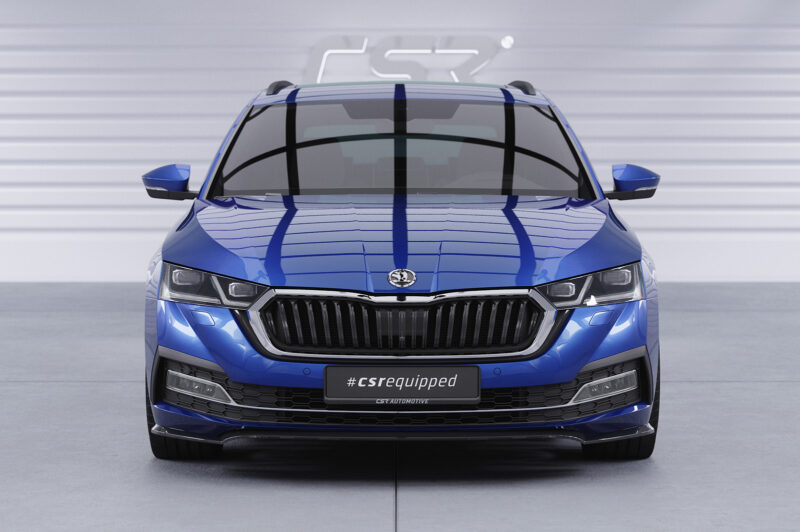 Lip delantero CSR Automotive para Skoda Octavia 4 CSL501 Negro Mate 6