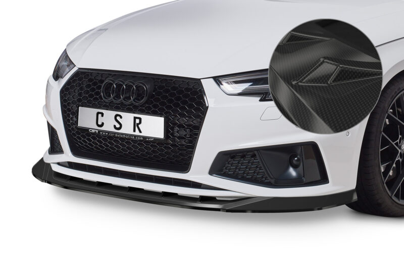 Lip delantero CSR Automotive para Audi A4 B9 CSL503 Carbon Look 1