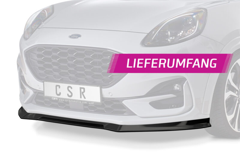 Lip delantero CSR Automotive para Ford Puma STine CSL504 Negro Mate 5
