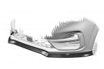 Lip delantero CSR Automotive para Ford Puma STine CSL504 Negro Mate 6